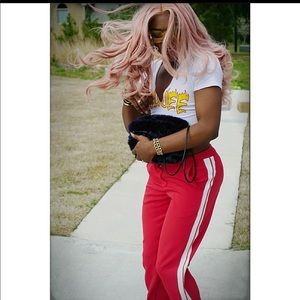 Royal Blue Faux Fur Handbag